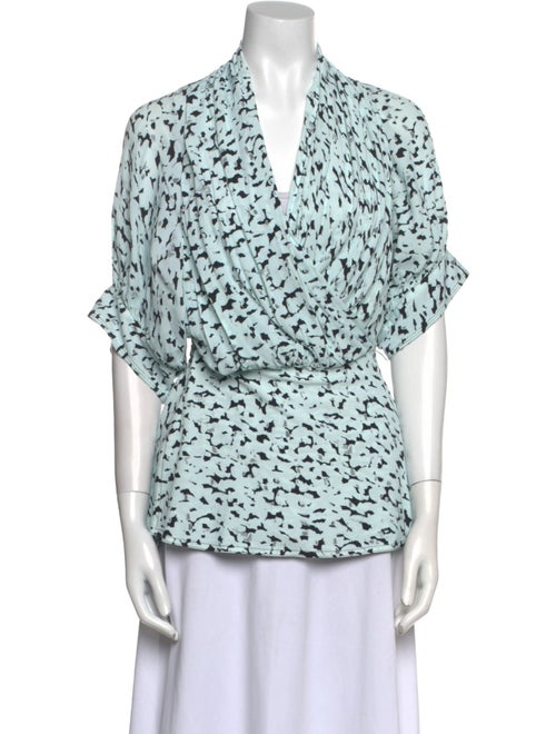 Proenza Schouler Printed V-Neck Tunic