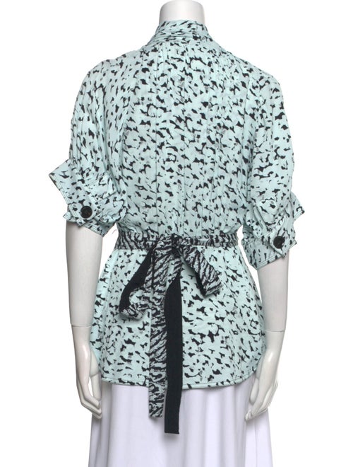 Proenza Schouler Printed V-Neck Tunic