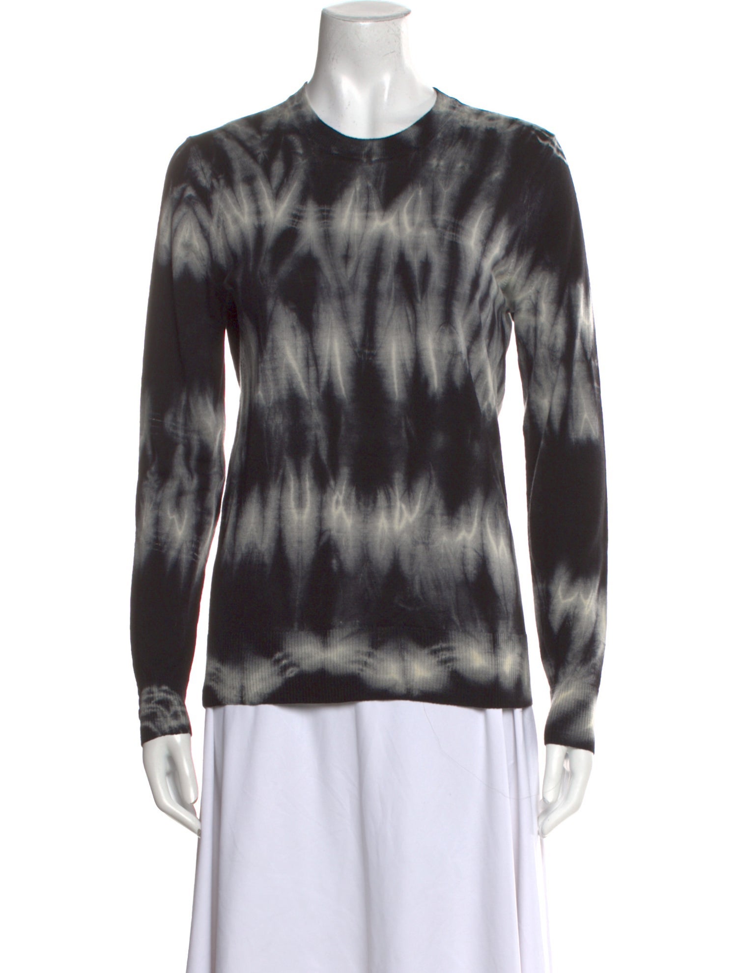 Proenza Schouler Merino Wool Tie-Dye Print Sweater