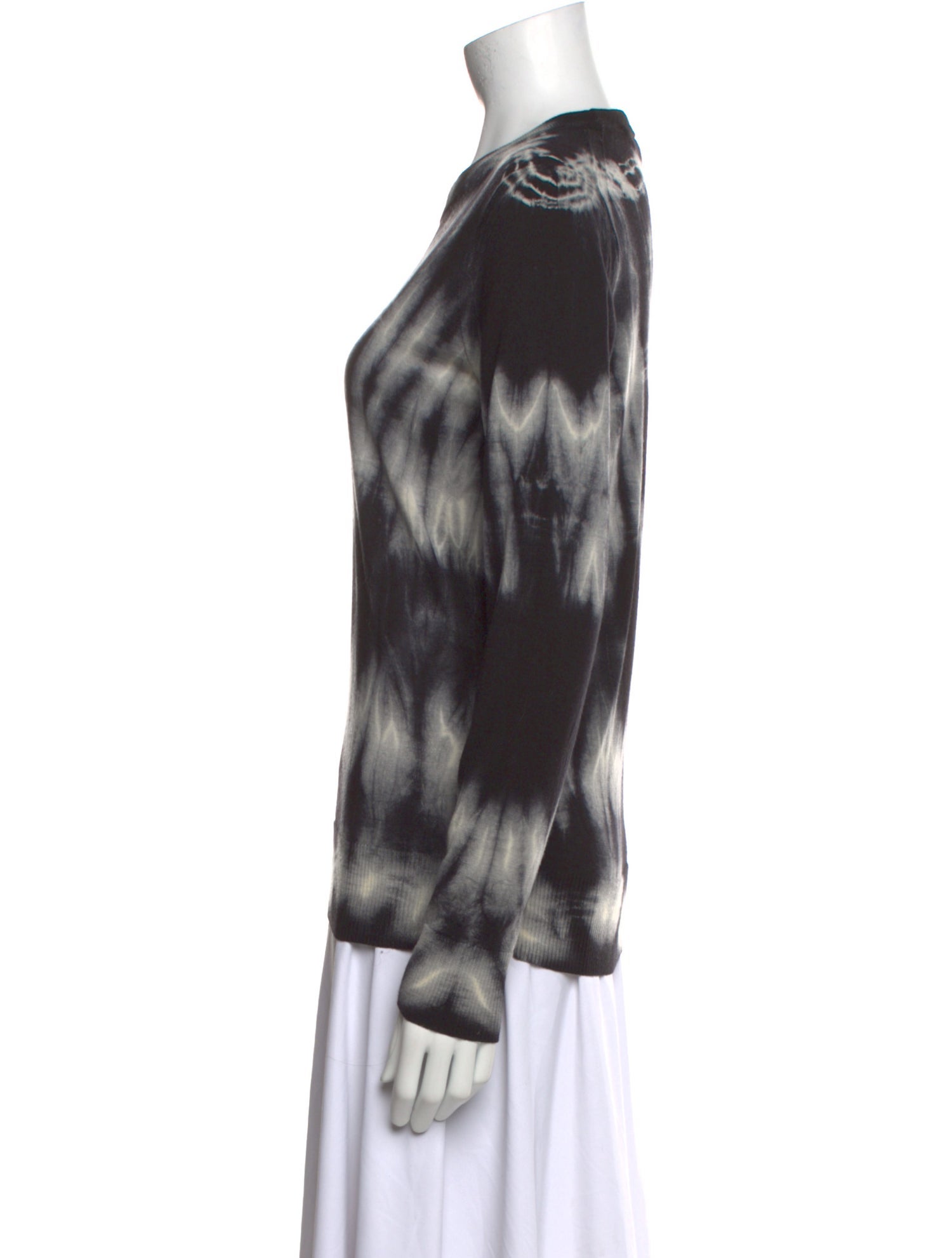 Proenza Schouler Merino Wool Tie-Dye Print Sweater