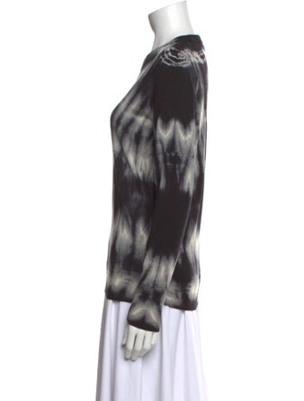 Proenza Schouler Merino Wool Tie-Dye Print Sweater