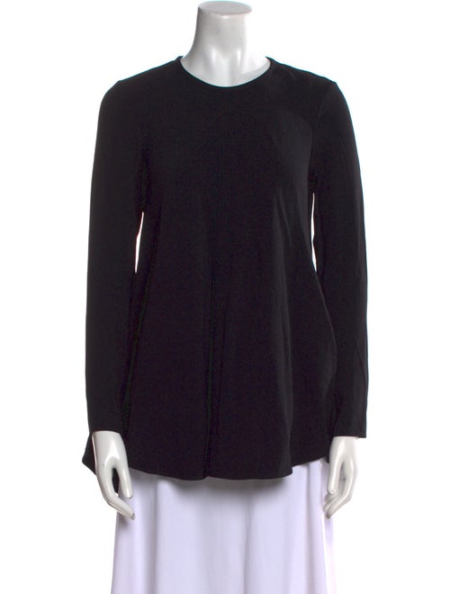 Proenza Schouler Crew Neck Long Sleeve Button-Up Top