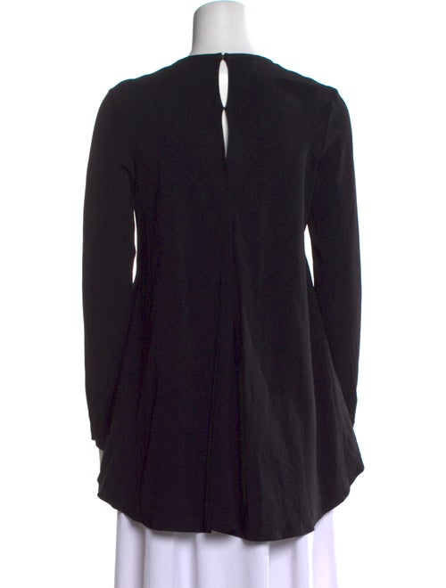 Proenza Schouler Crew Neck Long Sleeve Button-Up Top