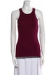 Proenza Schouler Silk Scoop Neck Top
