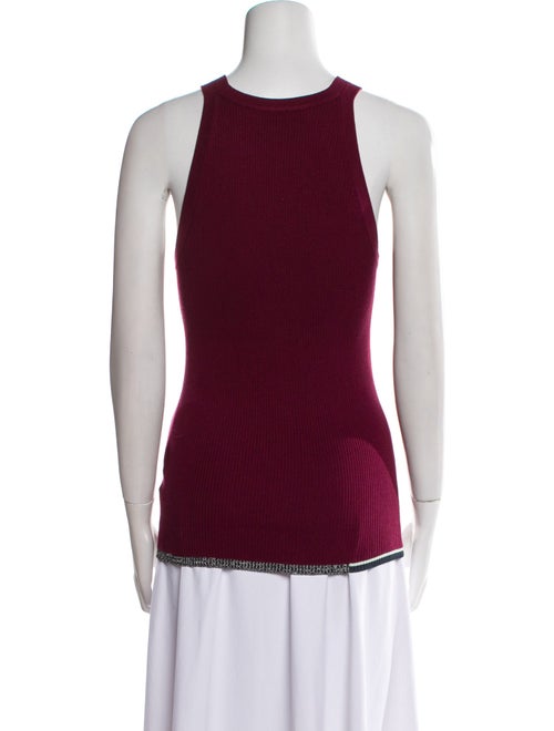 Proenza Schouler Silk Scoop Neck Top