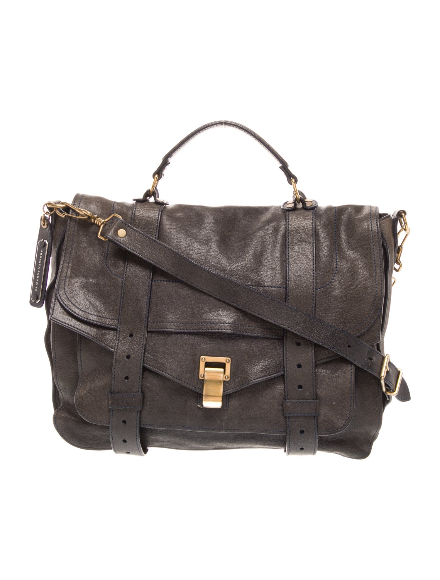 Proenza Schouler Leather Messenger Bag