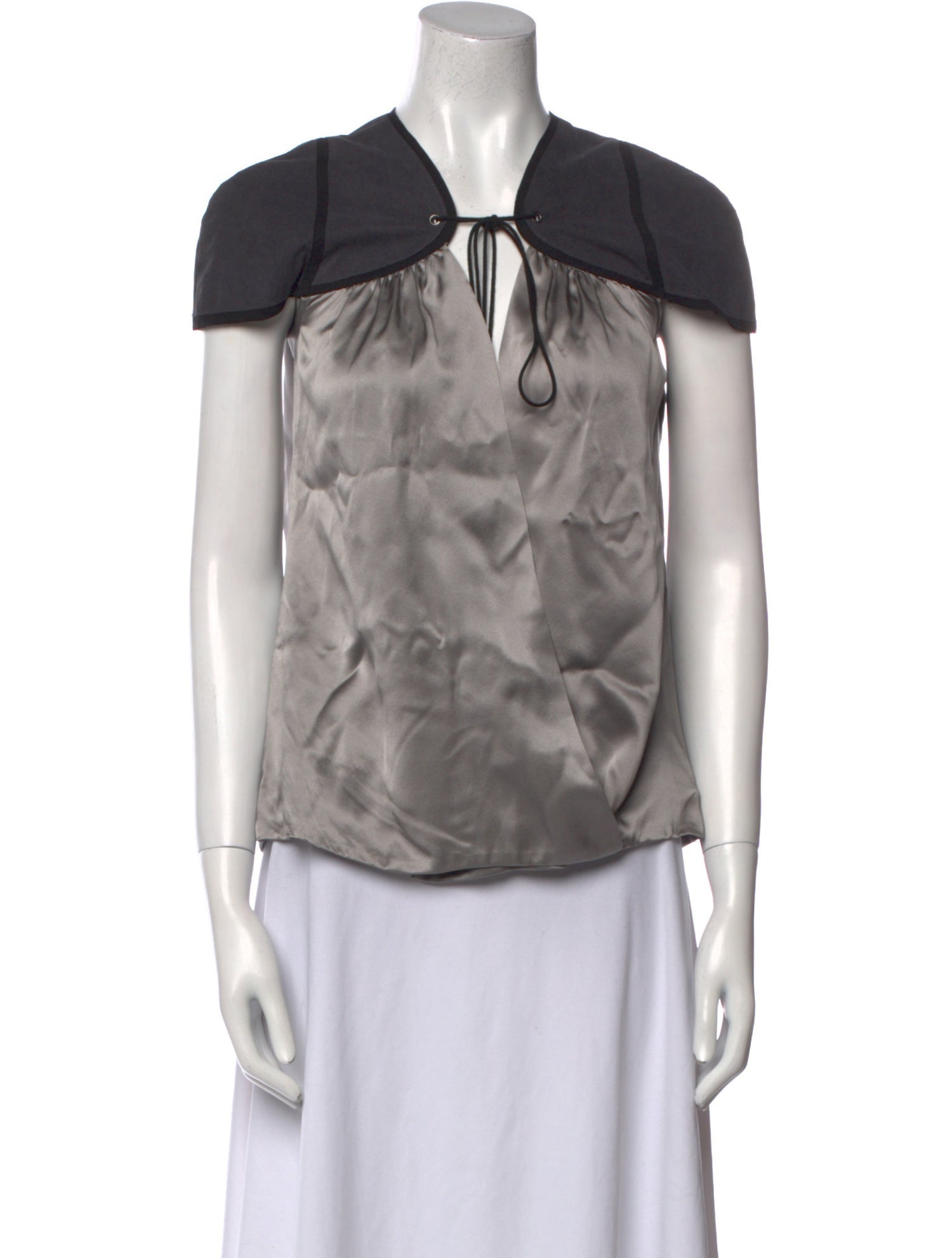 Proenza Schouler Silk V-Neck Blouse