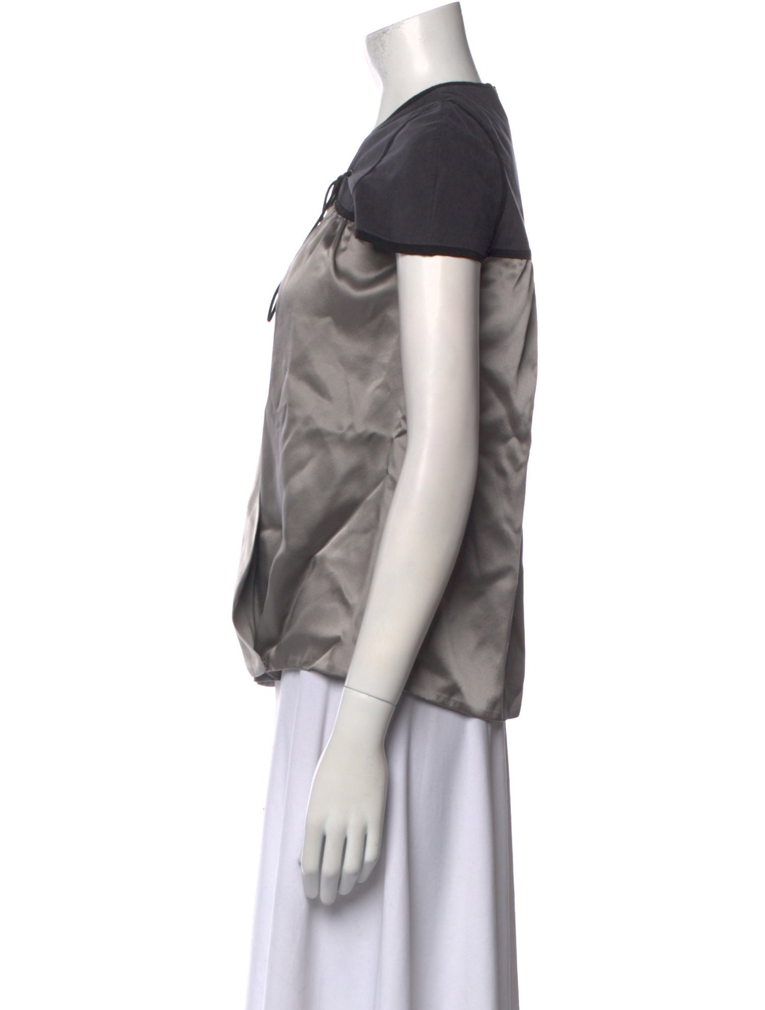 Proenza Schouler Silk V-Neck Blouse