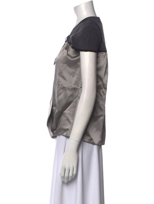 Proenza Schouler Silk V-Neck Blouse