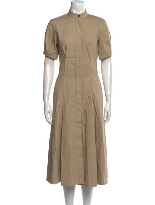Proenza Schouler Mock Neck Midi Length Dress