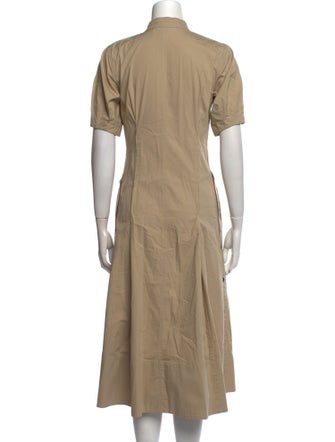 Proenza Schouler Mock Neck Midi Length Dress