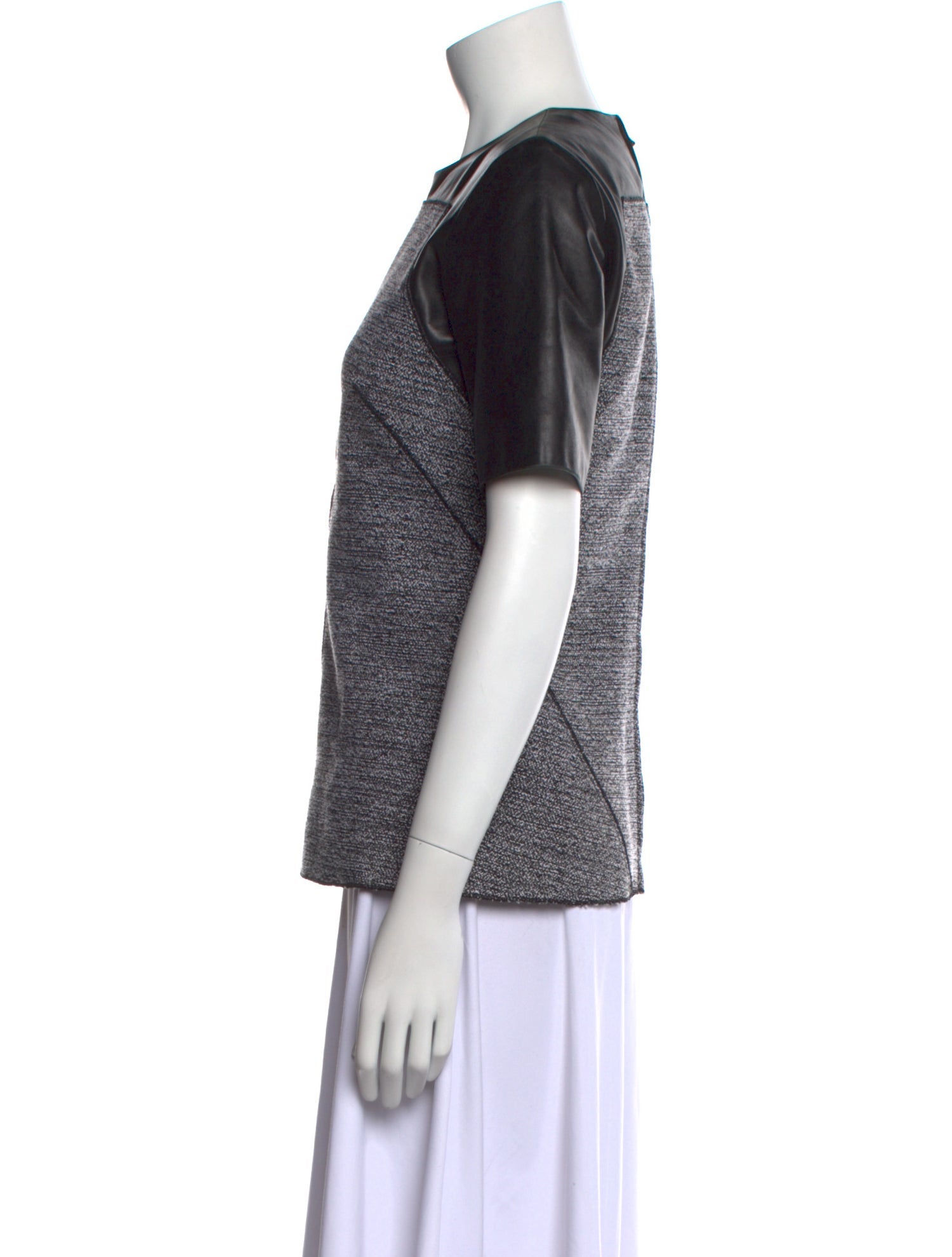 Proenza Schouler Crew Neck Short Sleeve Top