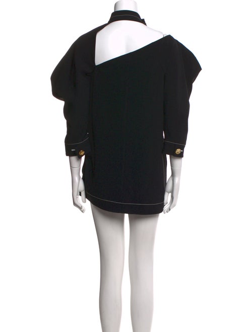 Proenza Schouler Mock Neck Mini Dress