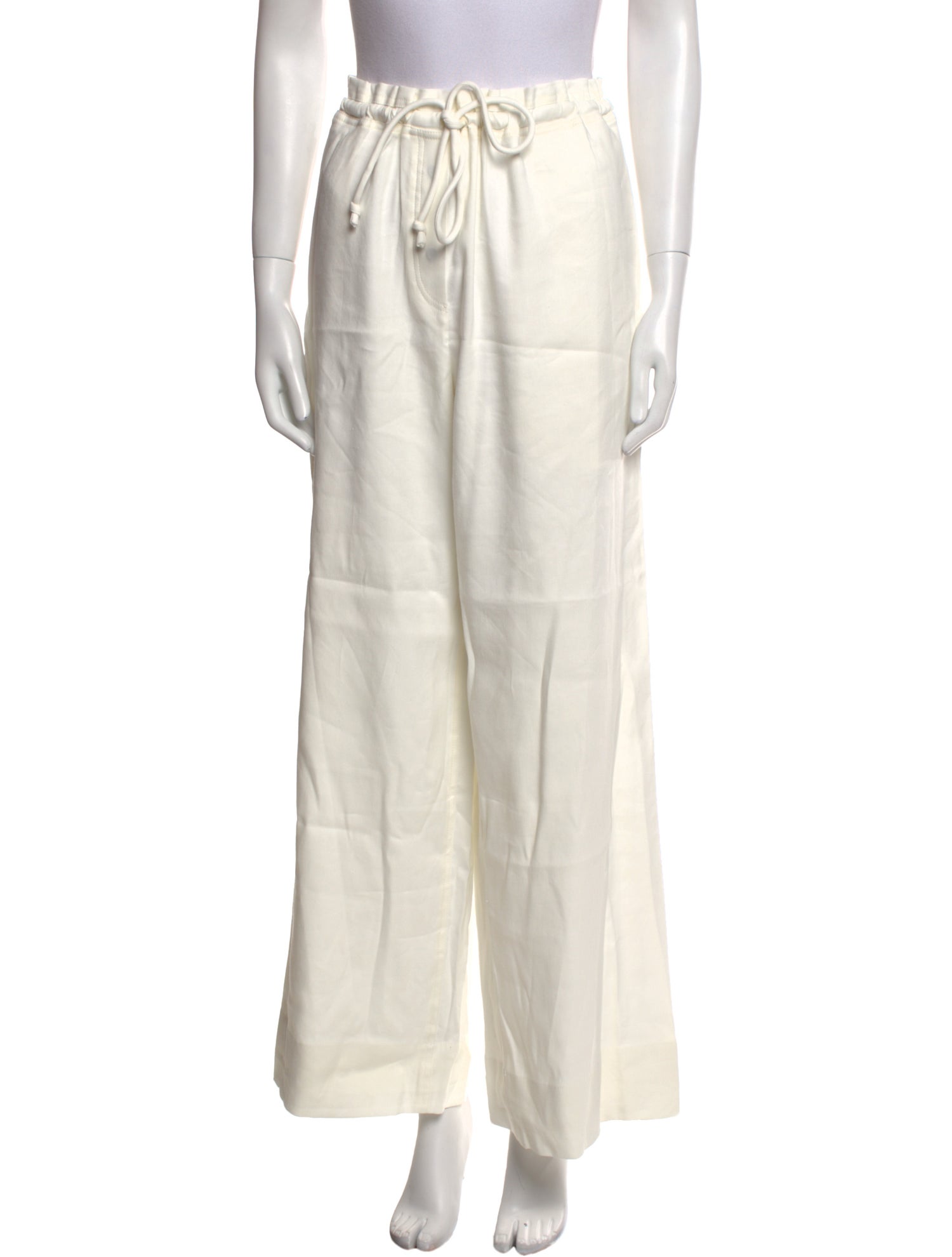 Proenza Schouler Linen Wide Leg Pants