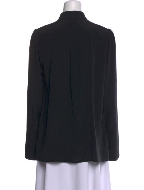 Proenza Schouler Silk Mock Neck Button-Up Top