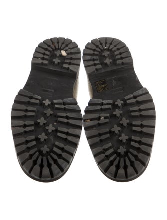 Proenza Schouler Leather Fur Trim Mules