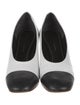 Proenza Schouler Leather Colorblock Pattern Pumps
