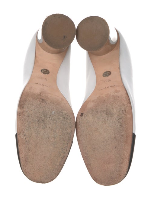 Proenza Schouler Leather Colorblock Pattern Pumps