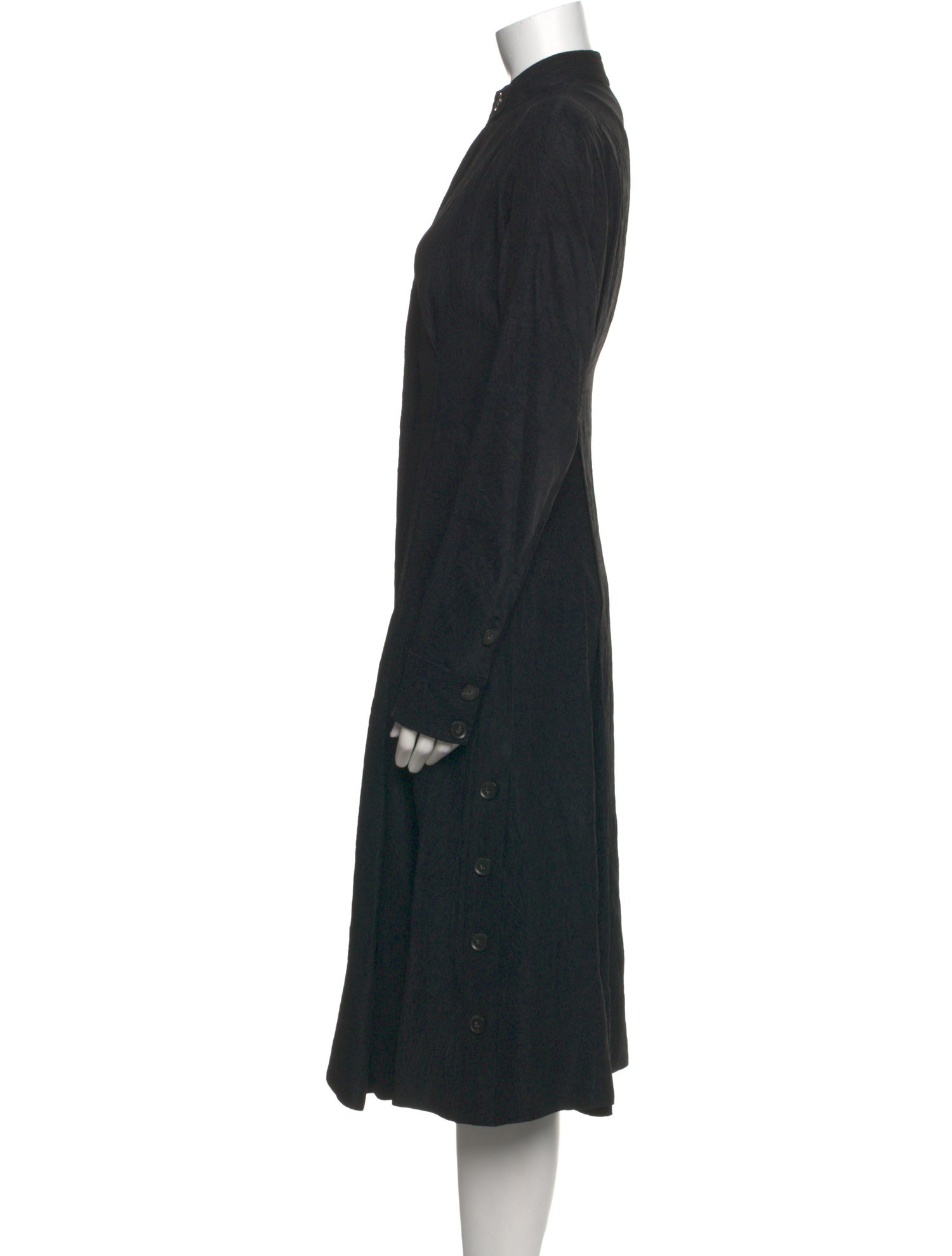 Proenza Schouler Mock Neck Midi Length Dress