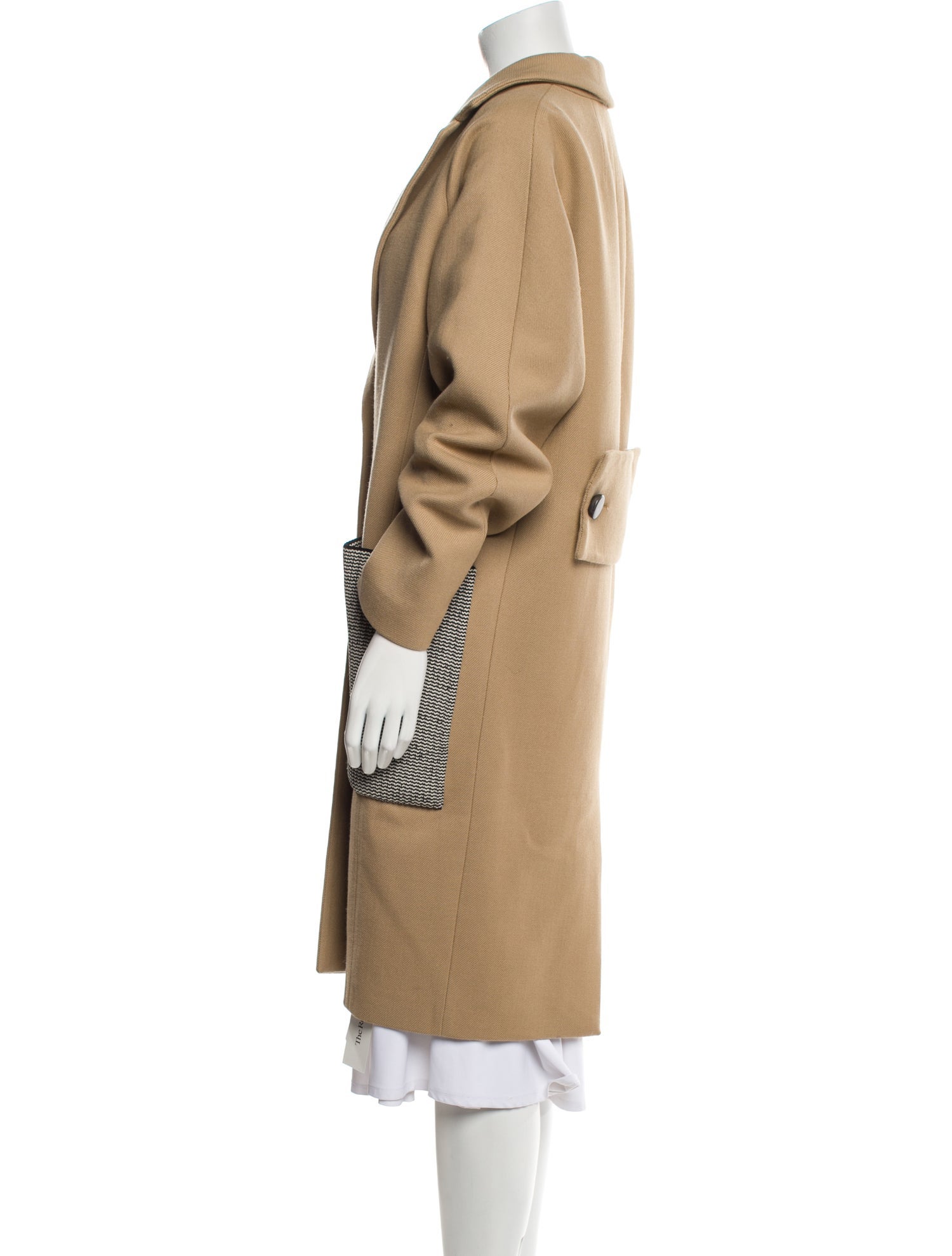 Proenza Schouler Virgin Wool Colorblock Pattern Coat