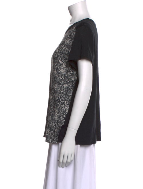 Proenza Schouler Silk Printed T-Shirt