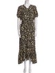 Proenza Schouler Animal Print Long Dress