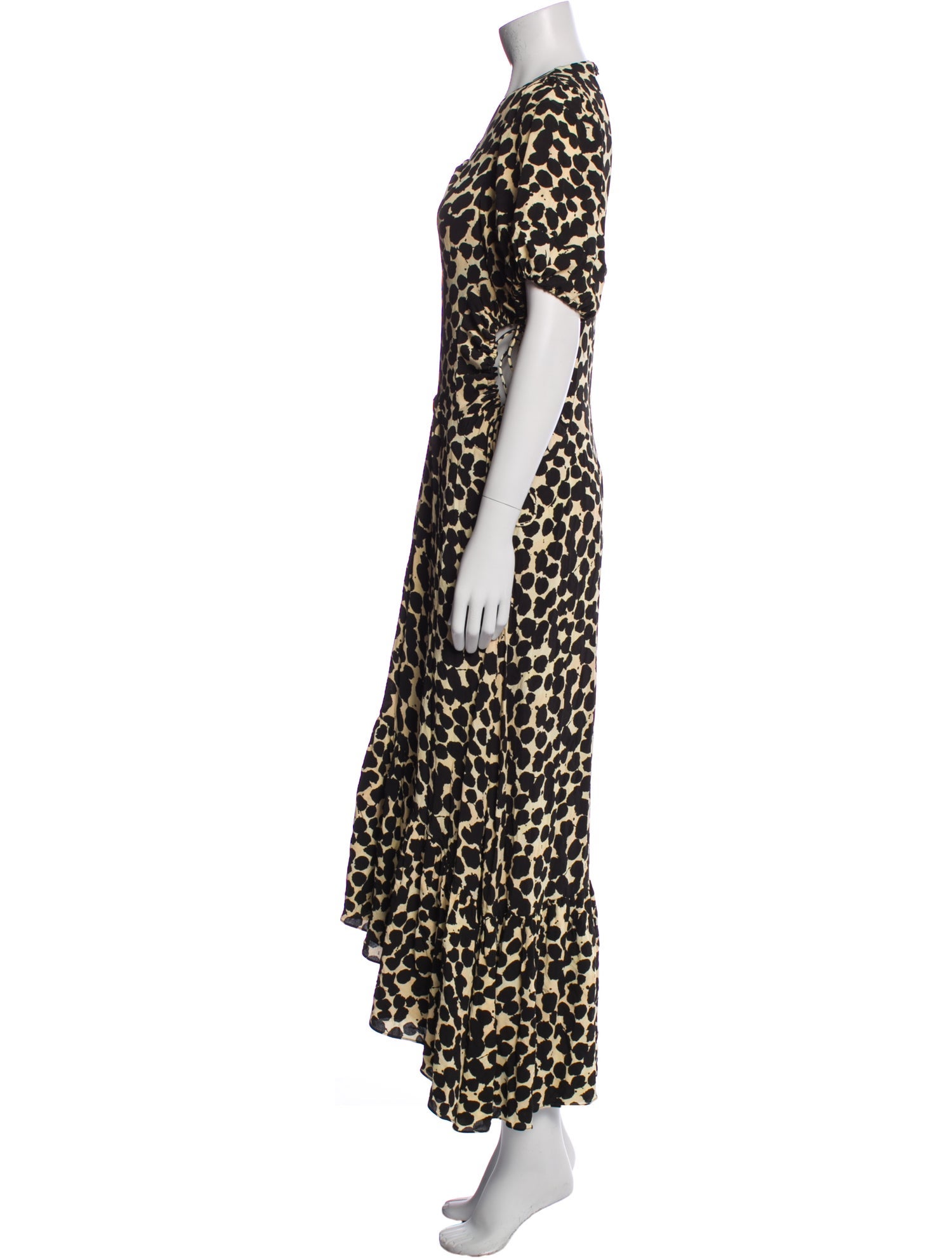 Proenza Schouler Animal Print Long Dress