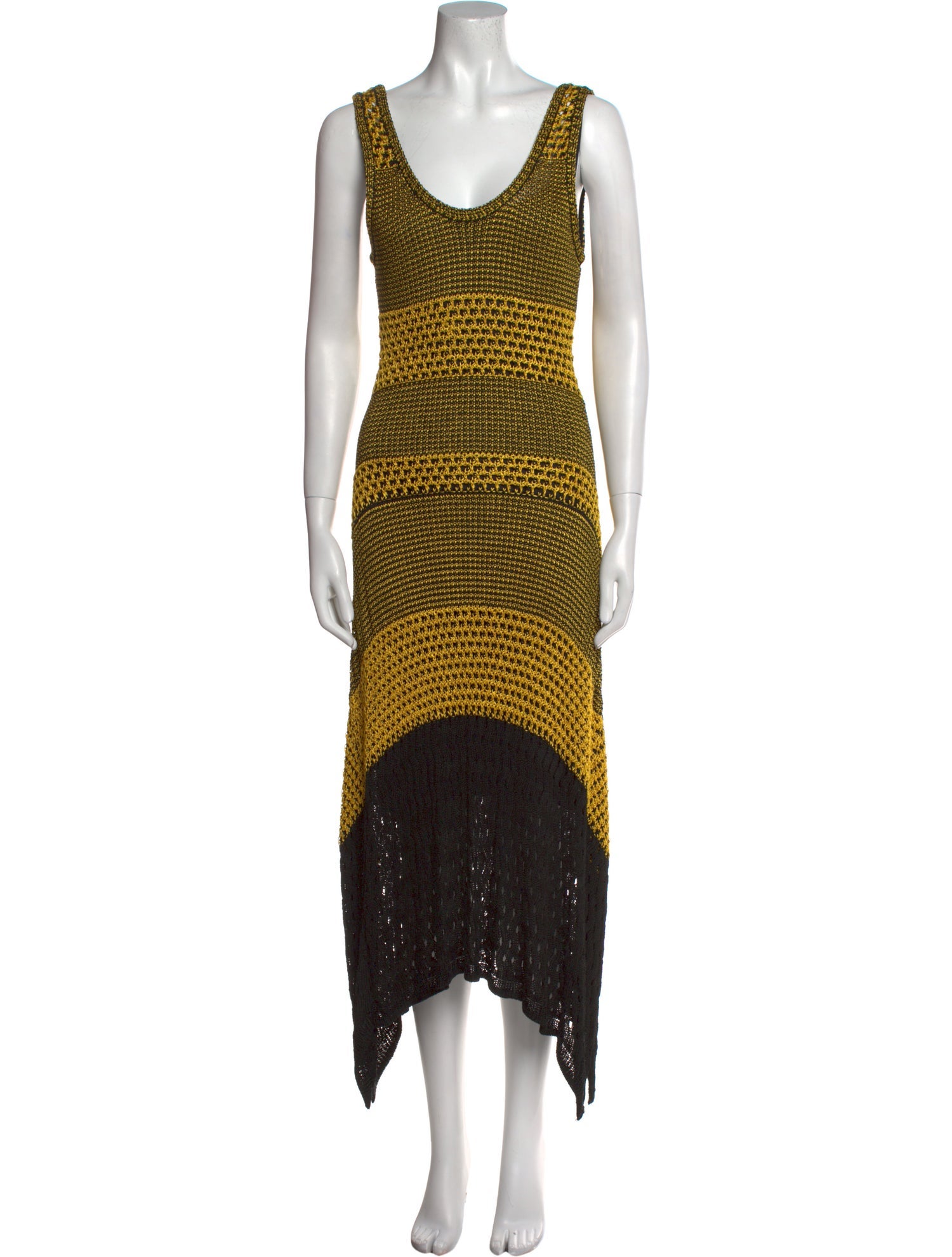 Proenza Schouler Striped Long Dress