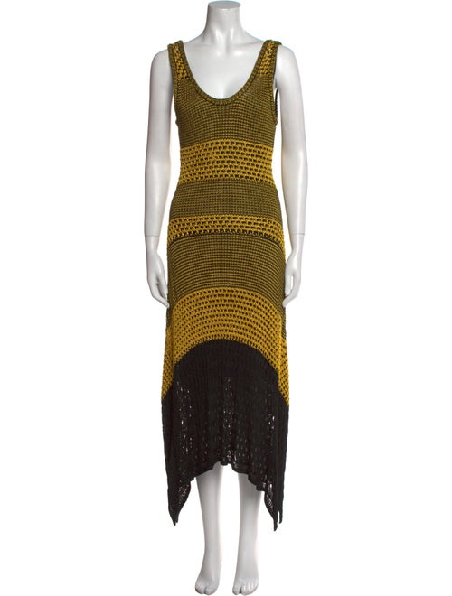 Proenza Schouler Striped Long Dress