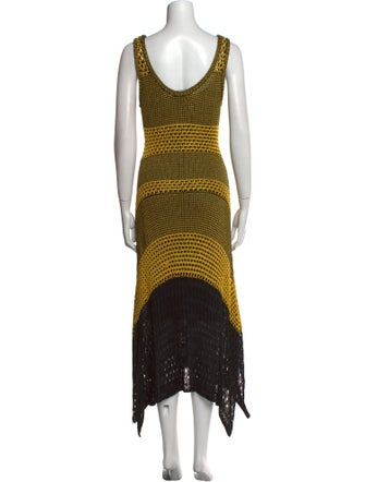 Proenza Schouler Striped Long Dress