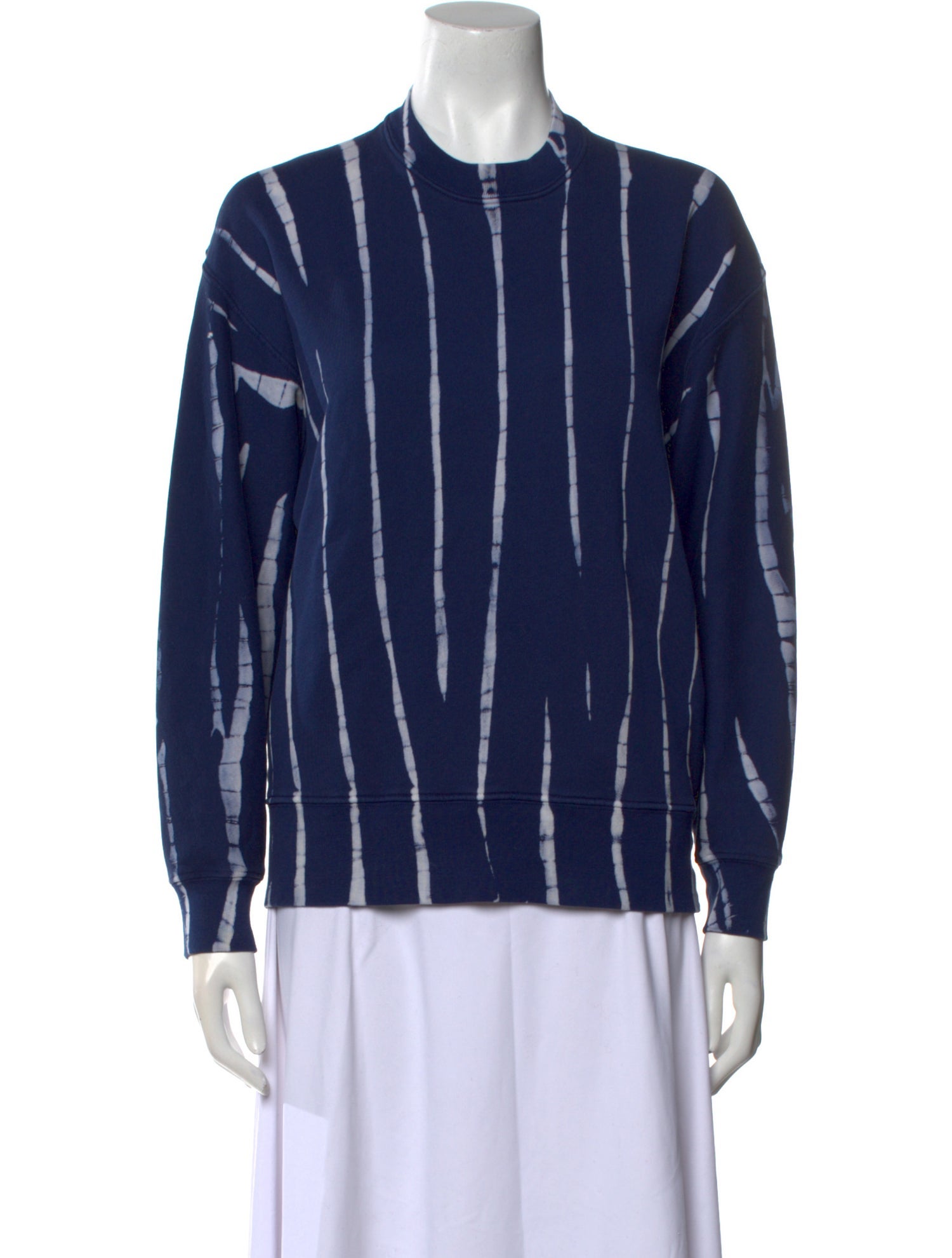 Proenza Schouler Striped Crew Neck Sweatshirt
