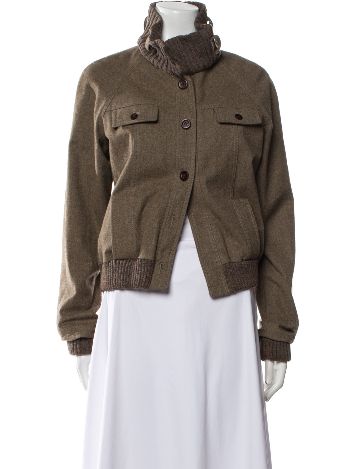Proenza Schouler Virgin Wool Utility Jacket