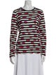 Proenza Schouler Printed Crew Neck Top