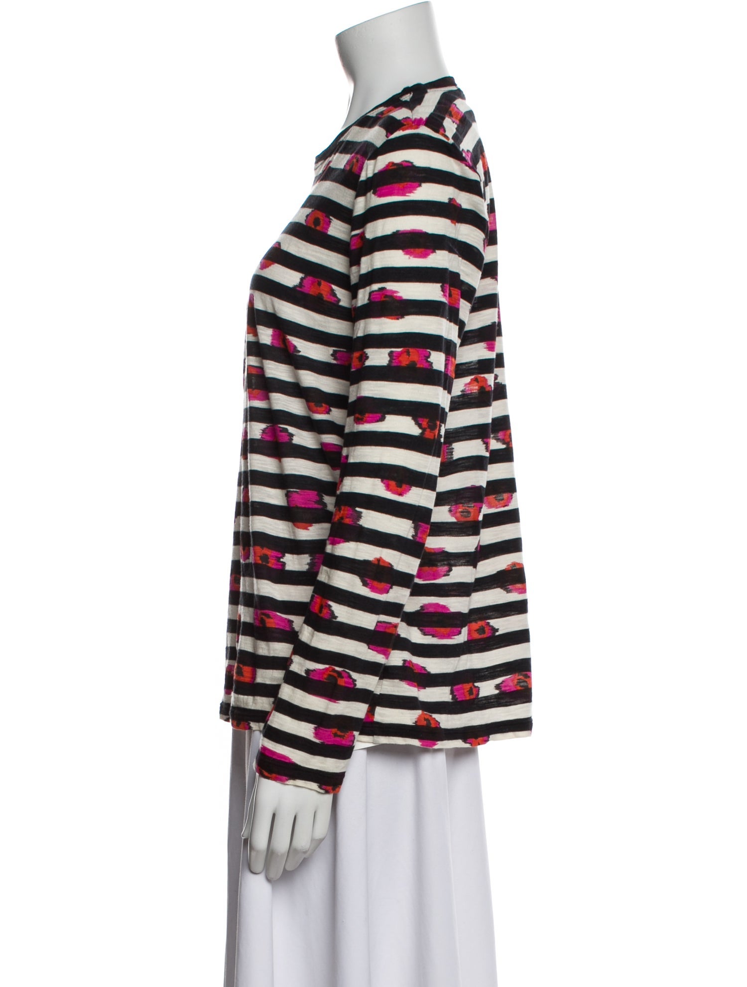 Proenza Schouler Printed Crew Neck Top