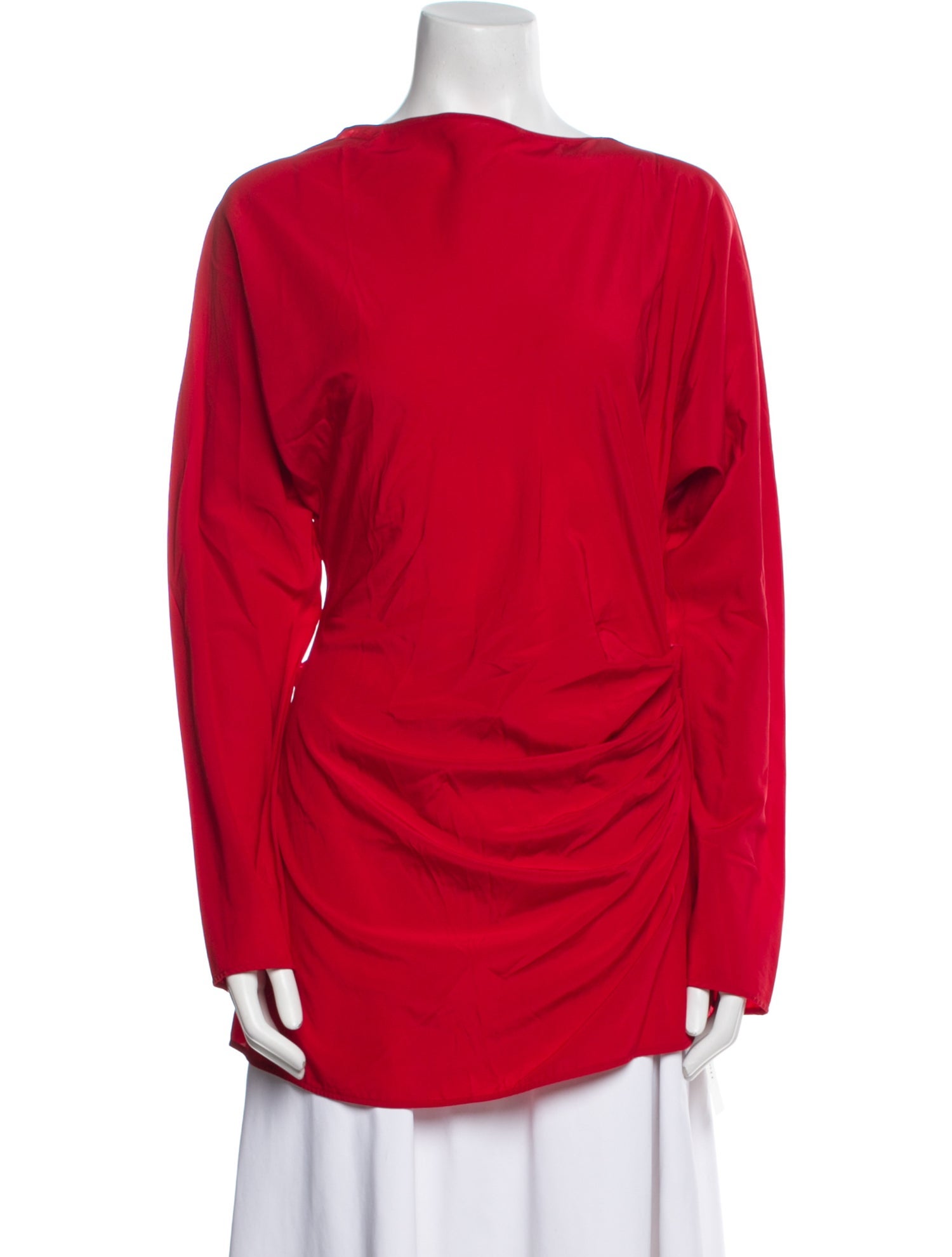 Proenza Schouler Bateau Neckline Long Sleeve Tunic