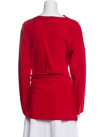 Proenza Schouler Bateau Neckline Long Sleeve Tunic