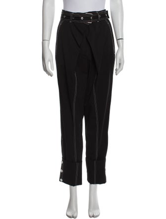 Proenza Schouler Wool Straight Leg Pants