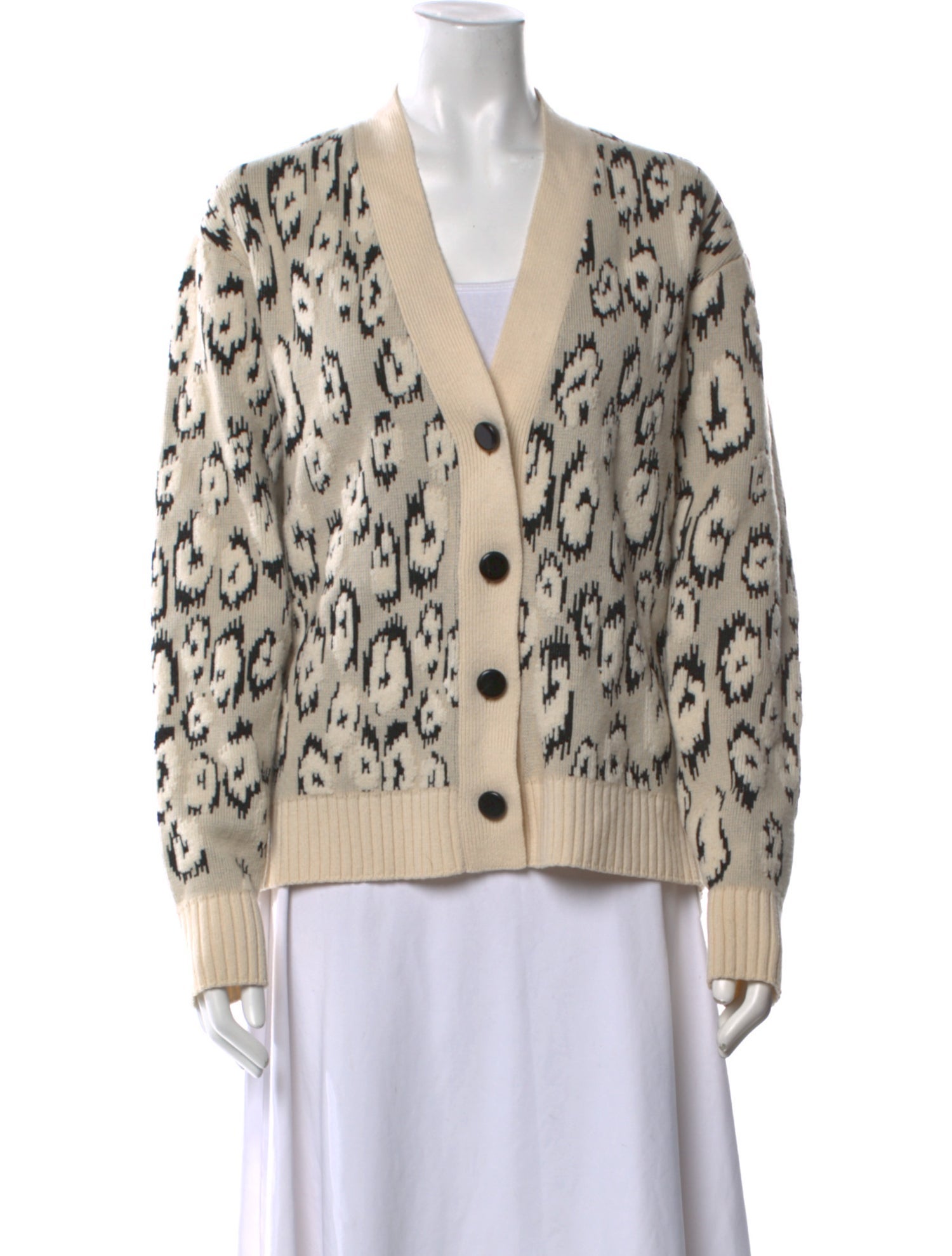 Proenza Schouler Virgin Wool Printed Sweater