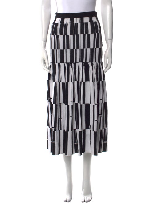 Proenza Schouler Striped Midi Length Skirt