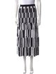 Proenza Schouler Striped Midi Length Skirt