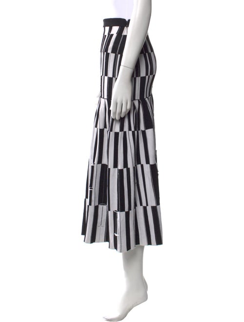 Proenza Schouler Striped Midi Length Skirt