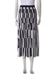 Proenza Schouler Striped Midi Length Skirt