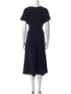 Proenza Schouler Crew Neck Midi Length Dress