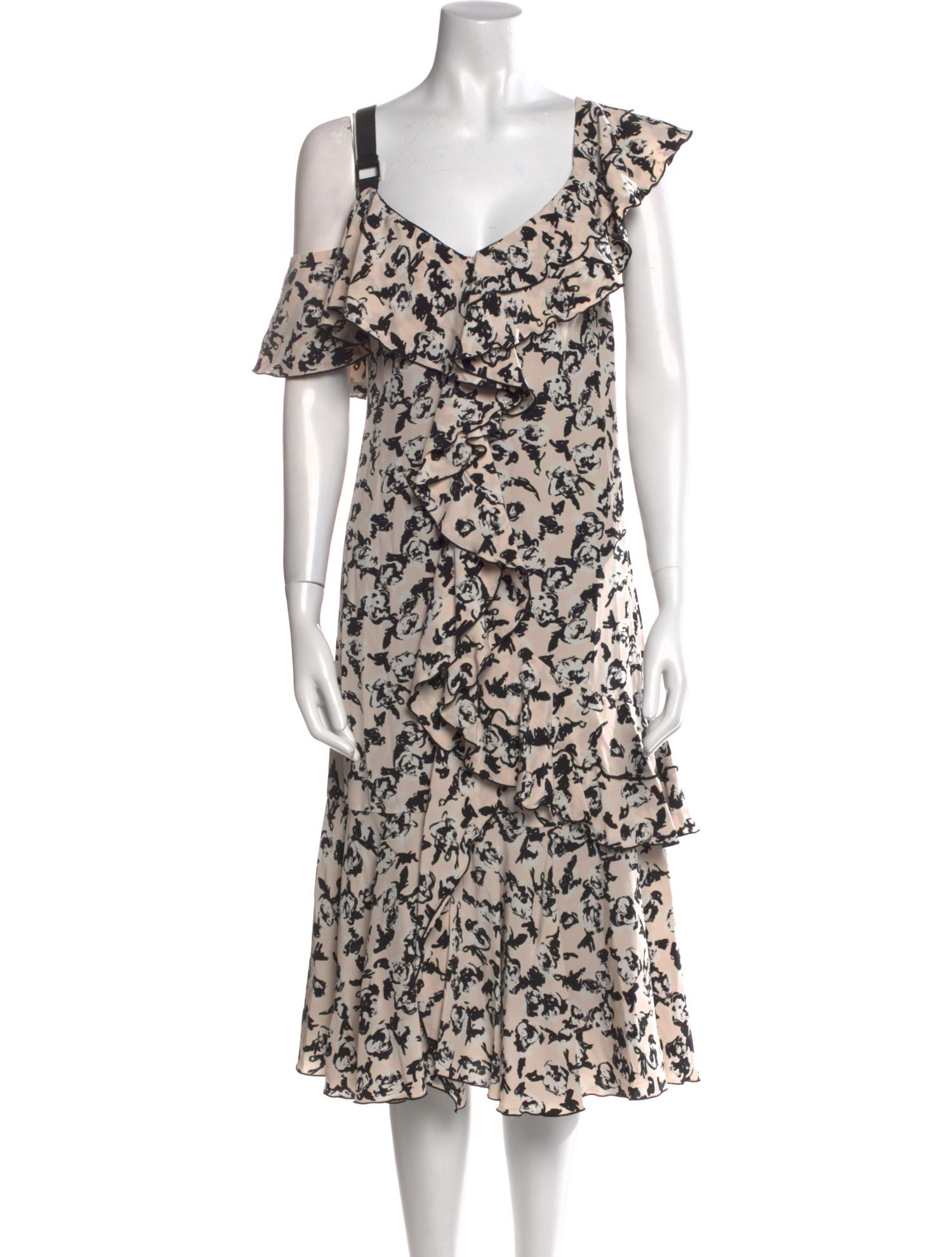 Proenza Schouler Silk Midi Length Dress