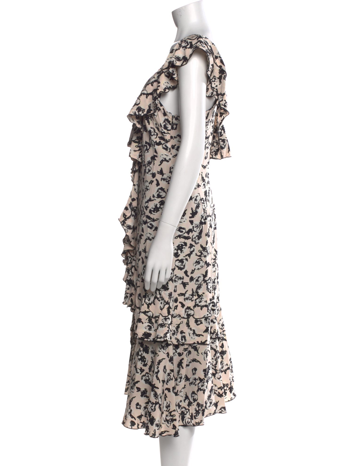 Proenza Schouler Silk Midi Length Dress