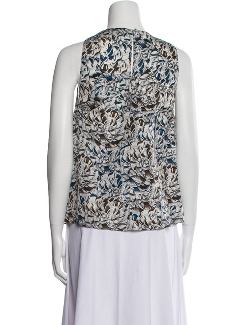 Proenza Schouler Silk Printed Top