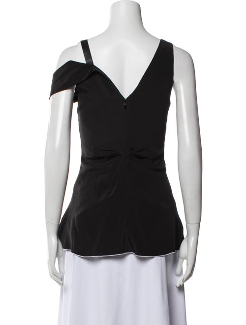 Proenza Schouler Silk V-Neck Top