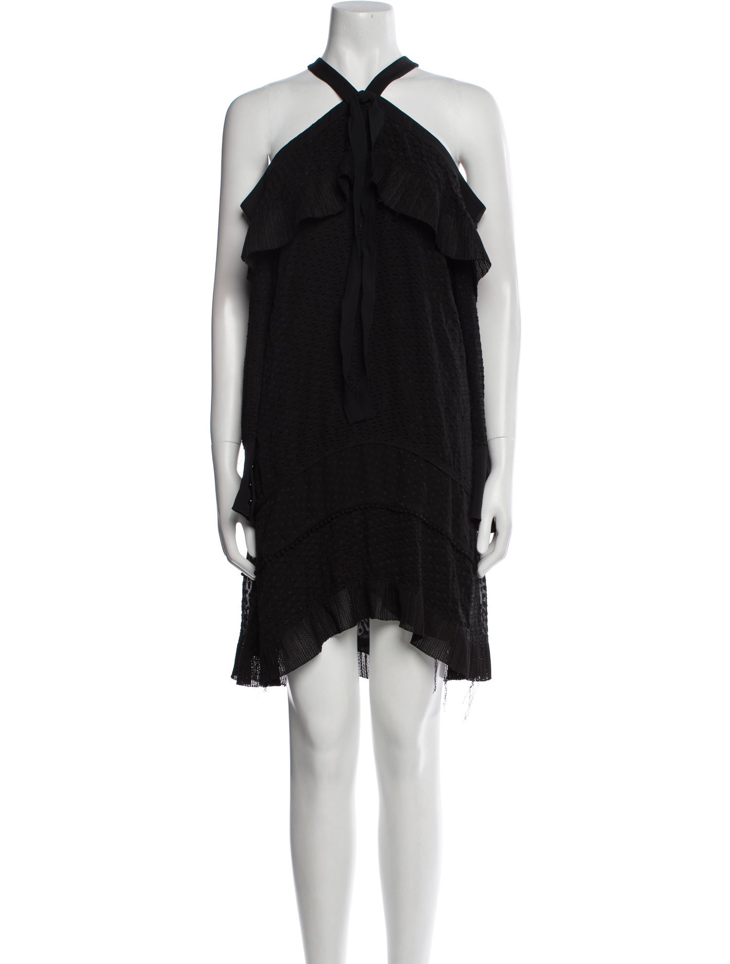 Proenza Schouler Halterneck Knee-Length Dress