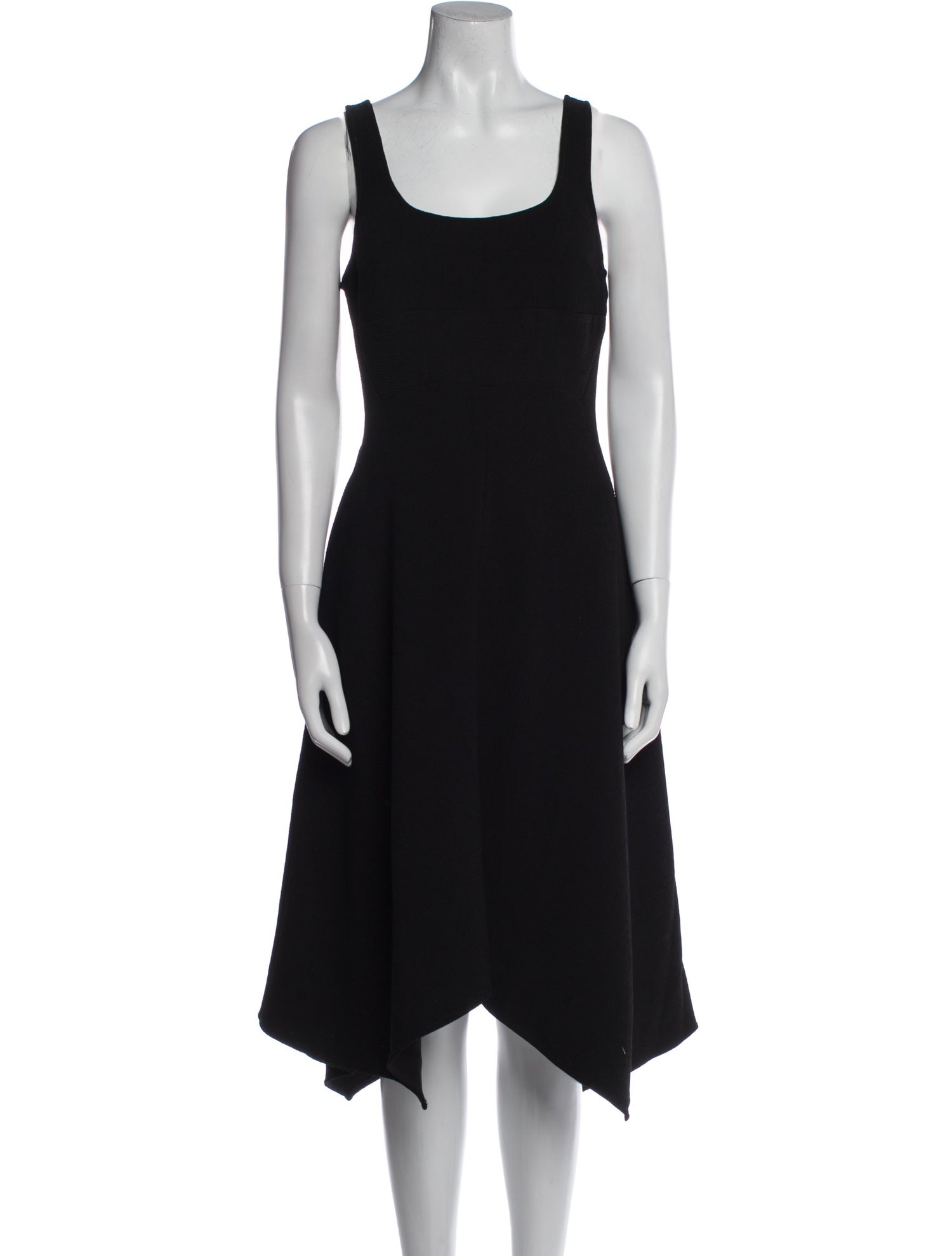 Proenza Schouler Scoop Neck Midi Length Dress
