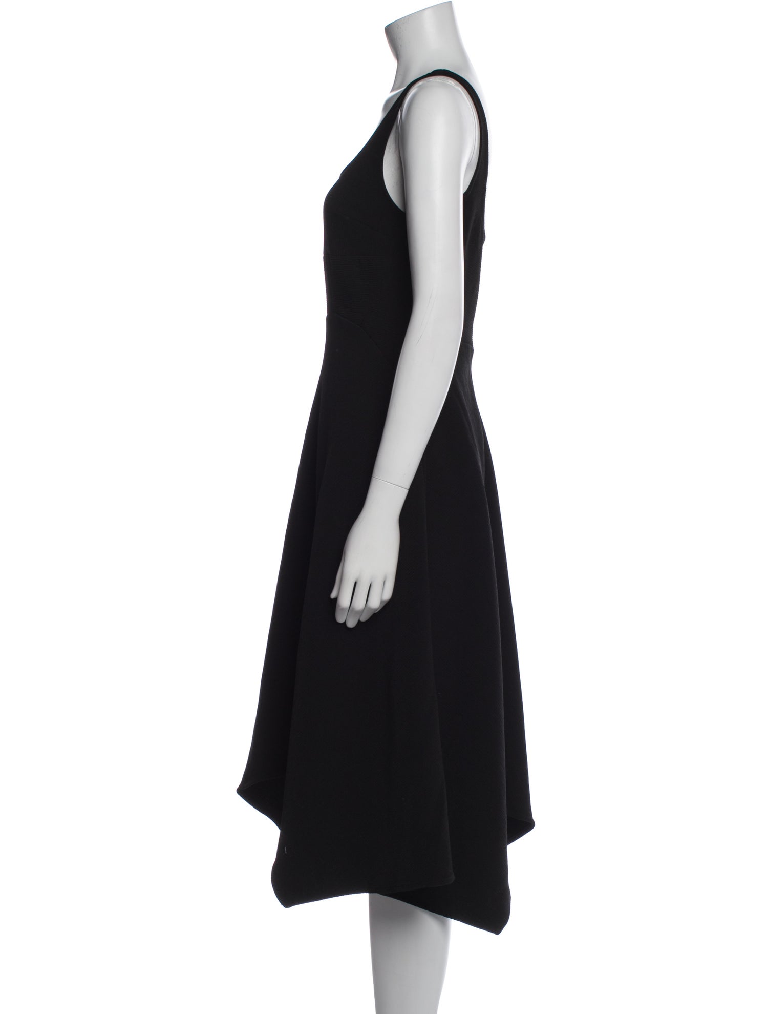 Proenza Schouler Scoop Neck Midi Length Dress